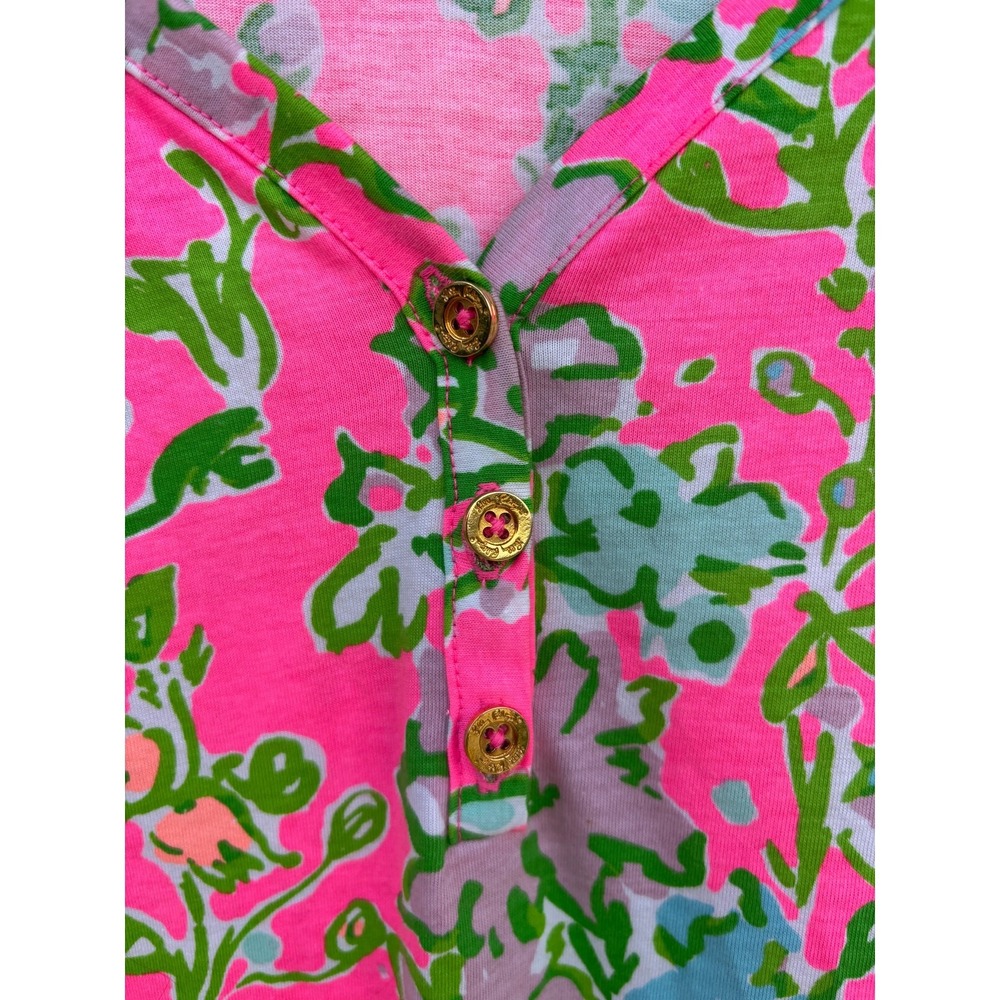 Lilly Pulitzer Palmetto Short Dress, 3/4 Sleeves, Sz XXS - Picture 4 of 8
